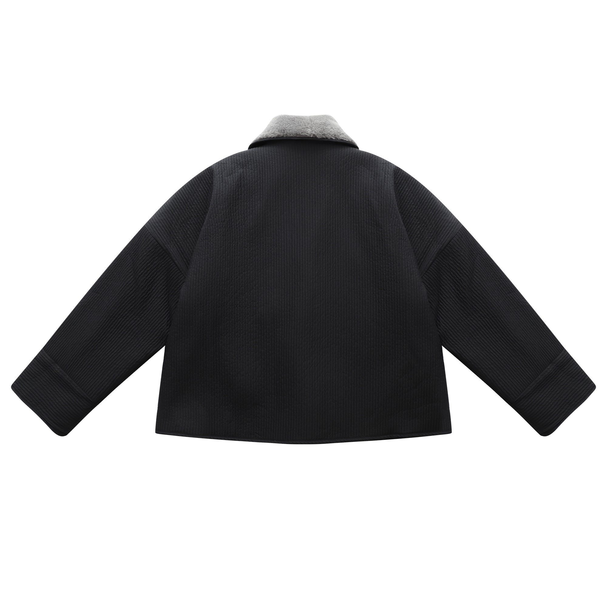 Soot and Ty Reversible Kimono Jacket Unisex Black