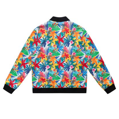 Soot and Ty Reversible Summer Floral Bomber Jacket