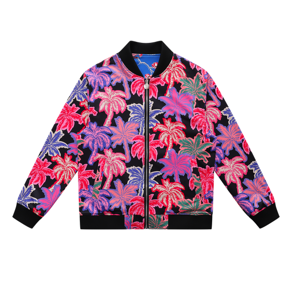 Soot and Ty Palm Tree Reversible Bomber Jacket