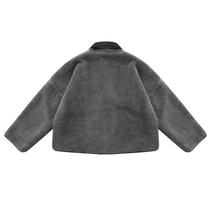 Soot and Ty Reversible Kimono Jacket Unisex Black