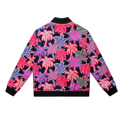 Soot and Ty Palm Tree Reversible Bomber Jacket Unisex