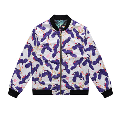 Soot and Ty Empress' Garden Reversible Bomber Jacket
