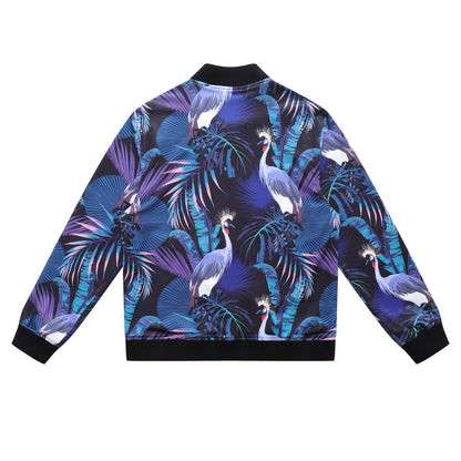 Soot and Ty Reversible Summer Floral Bomber Jacket