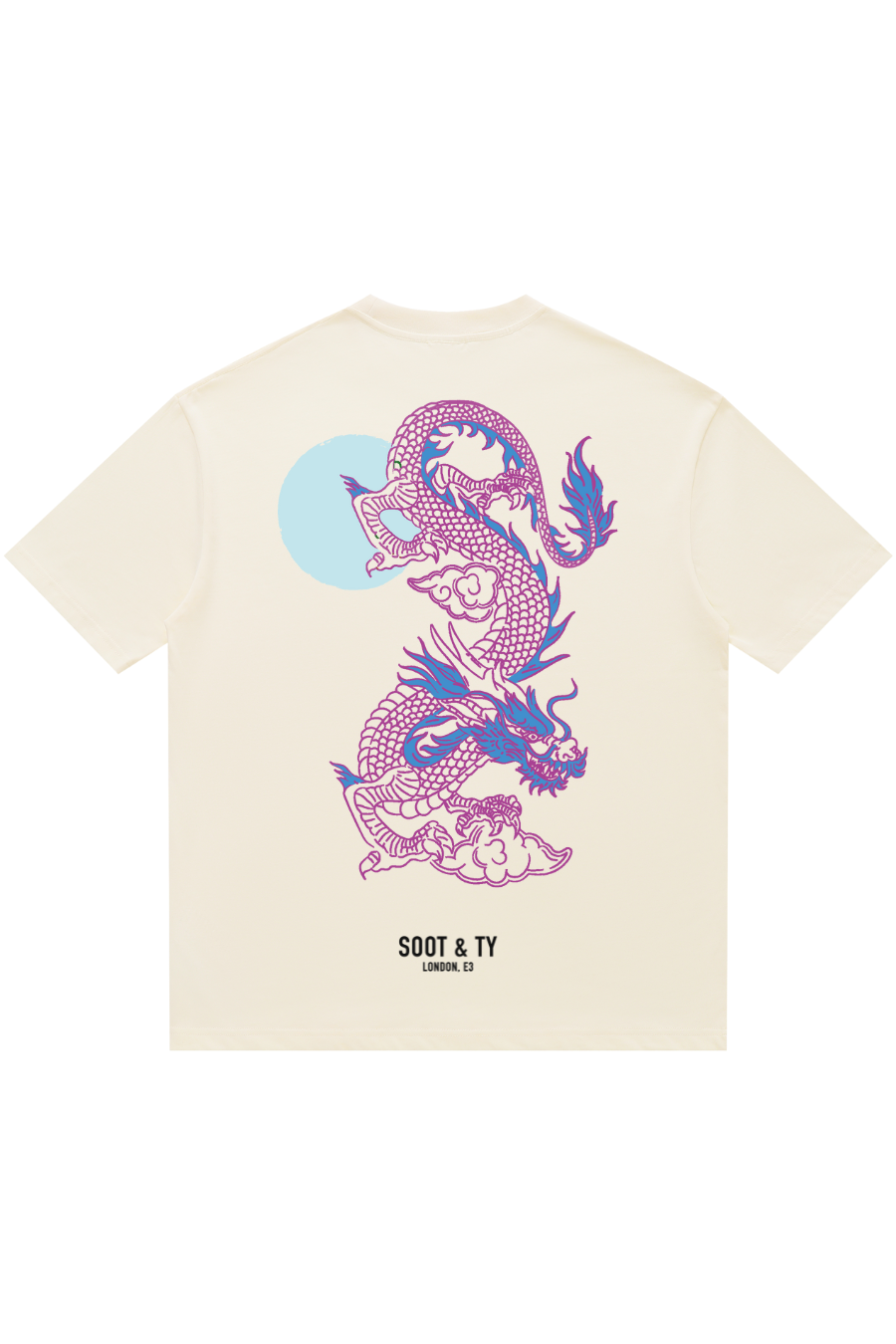 Soot and Ty Neon Dragon Relaxed Fit T-Shirt