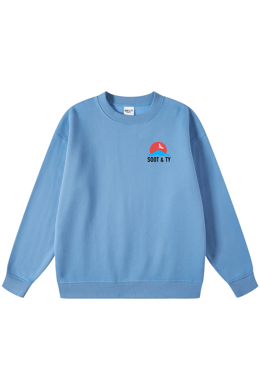 [PRE-ORDER] Reflective Osaka Palace Print Relaxed Fit Sweatshirt