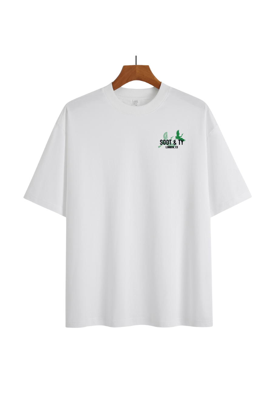 [PRE-ORDER] Soot and Ty Green Ying Yang Koi Relaxed Fit T-Shirt