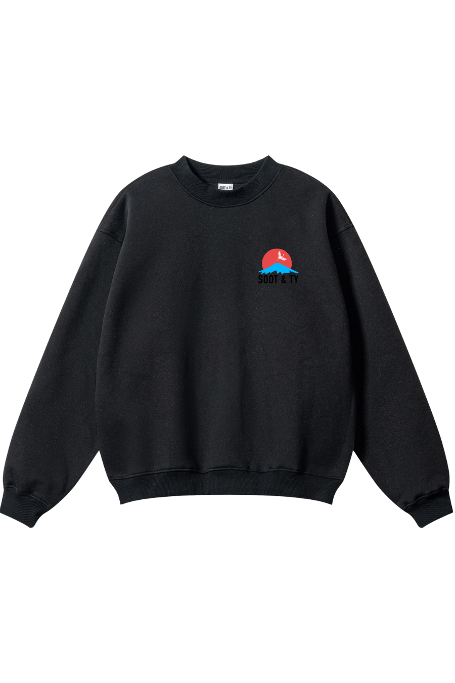 [PRE-ORDER] Reflective Blue Tiger Print Relaxed Fit Sweatshirt