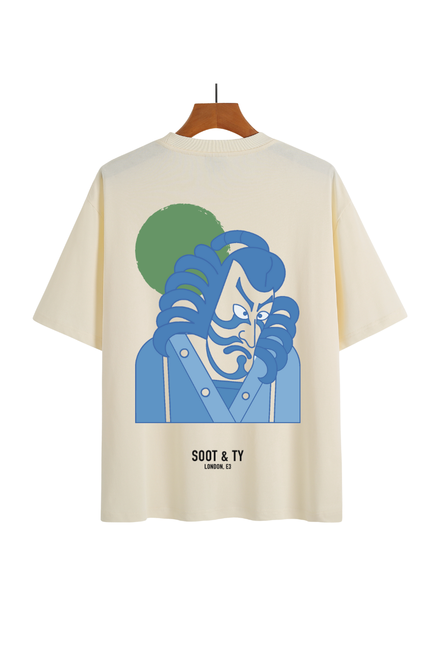 [PRE-ORDER] Soot and Ty Green Samurai Relaxed Fit T-Shirt