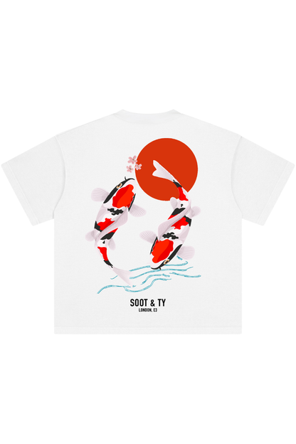 Stonewash Koi Relaxed Fit T-Shirt