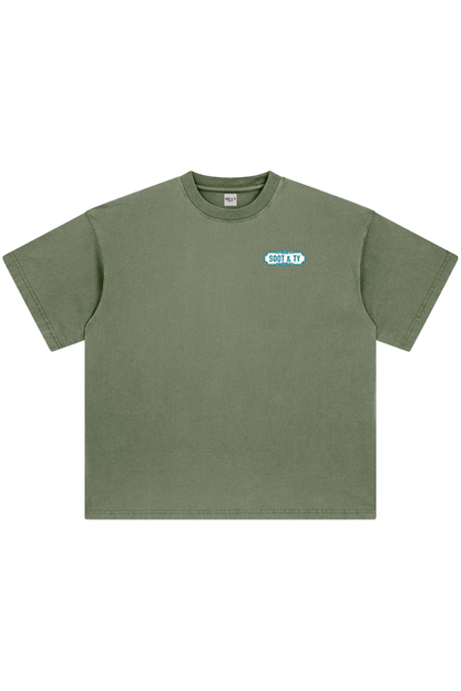 Stonewash Koi Relaxed Fit T-Shirt