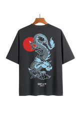 Soot and Ty Neon Dragon Relaxed Fit T-Shirt