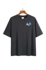 Soot and Ty Ribbon Birds Print Relaxed Fit T-Shirt