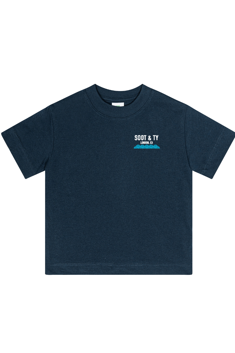 Soot and Ty Stonewash Mint Osaka Palace Relaxed Fit T-Shirt