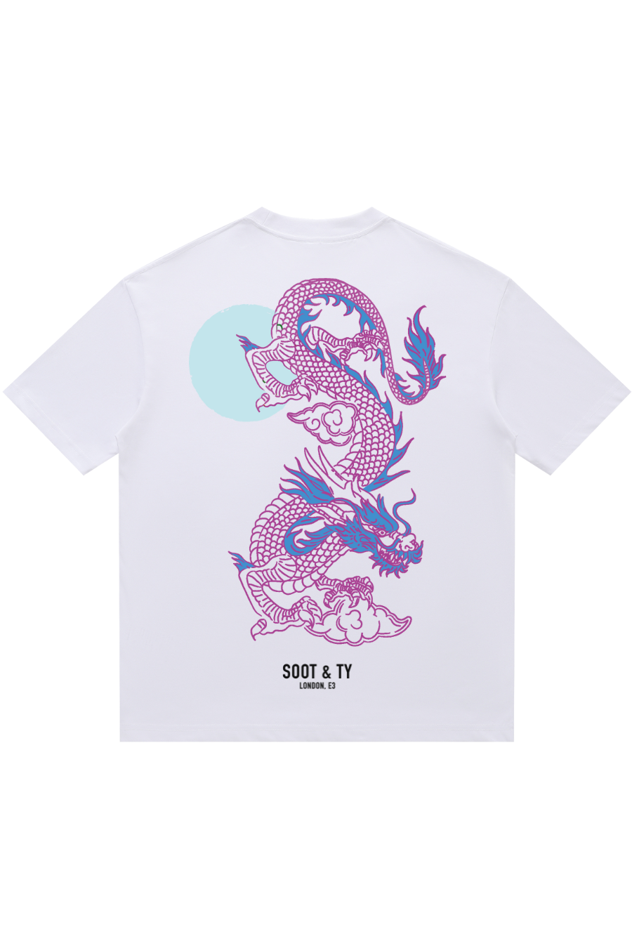 Soot and Ty Neon Dragon Relaxed Fit T-Shirt