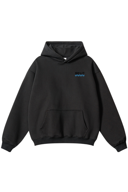[PRE-ORDER] Reflective Koi Print Relaxed Fit Hoodie