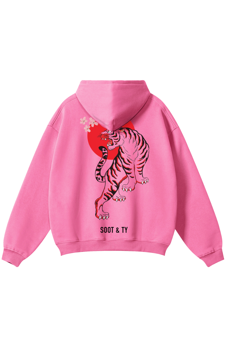 [PRE-ORDER] Reflective Tiger Print Relaxed Fit Hoodie