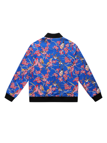 Palm Tree Reversible Bomber Jacket