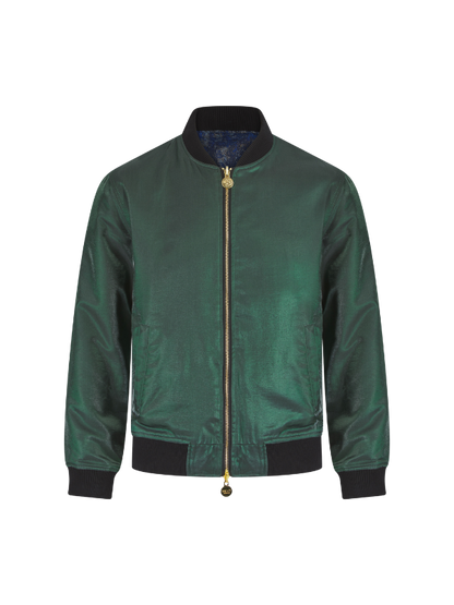 Green Reversible Tiger Sukajan Bomber Jacket