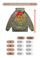 Soot and Ty Crane Blossom Print Oversize Fit Hoodie