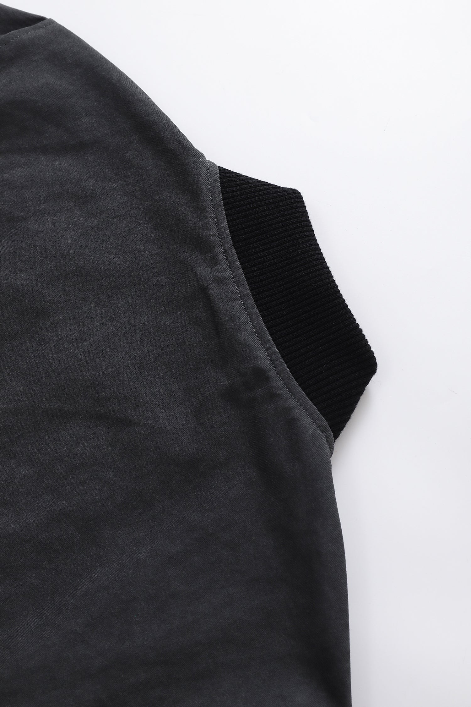 Classic Reversible Chore Bomber Jacket Dark Grey