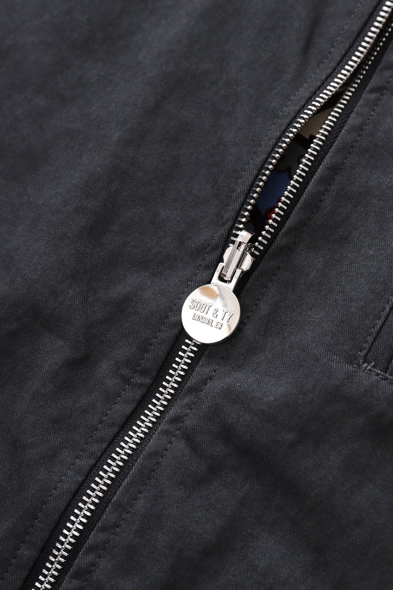 Classic Reversible Chore Bomber Jacket Dark Grey