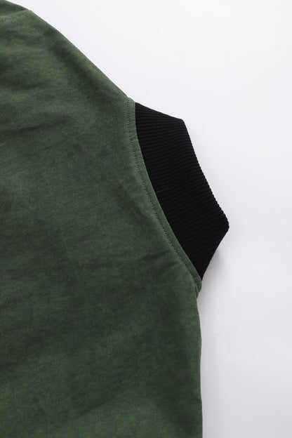 Classic Reversible Chore Bomber Jacket Forest Green