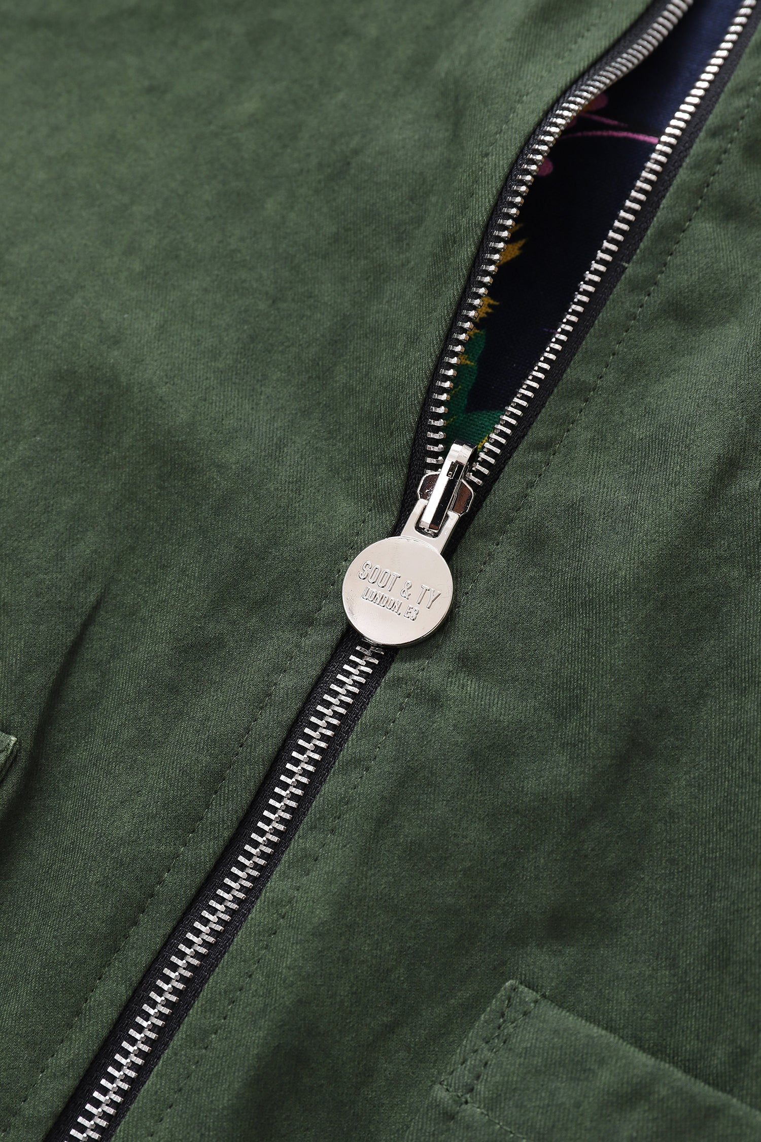 Classic Reversible Chore Bomber Jacket Forest Green