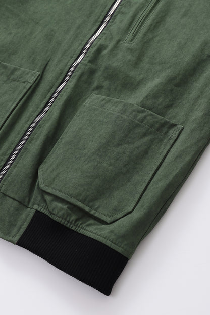 Classic Reversible Chore Bomber Jacket Forest Green