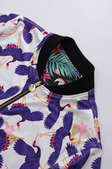 Soot and Ty Empress' Garden Reversible Bomber Jacket