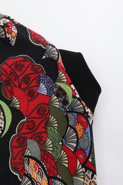 Classic Reversible Chore Bomber Jacket Dark Grey