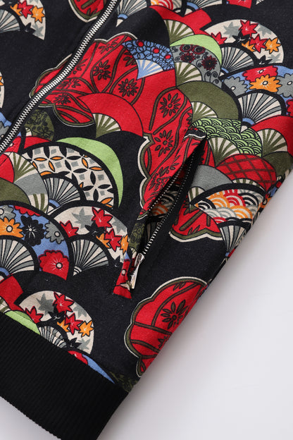 Classic Reversible Chore Bomber Jacket Dark Grey