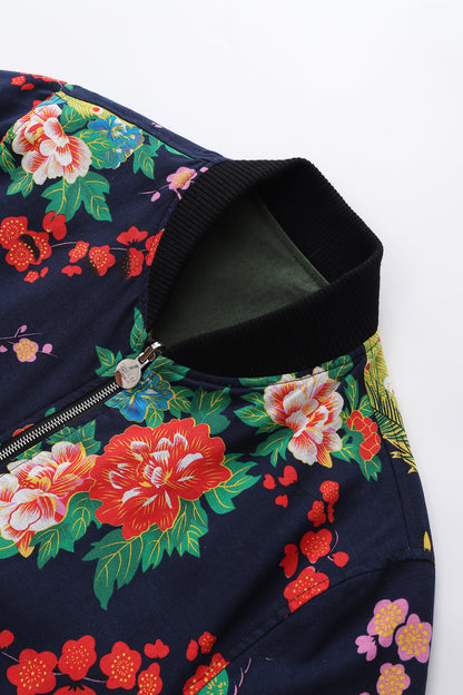 Classic Reversible Chore Bomber Jacket Forest Green