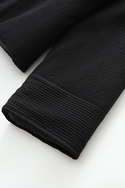 Soot and Ty Reversible Kimono Jacket Unisex Black