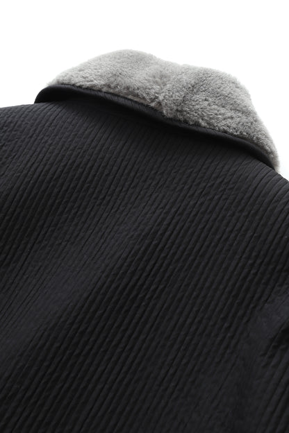 Soot and Ty Reversible Kimono Jacket Unisex Black