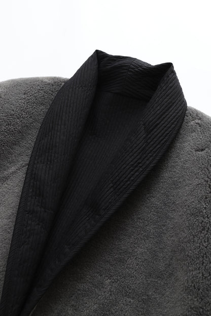 Soot and Ty Reversible Kimono Jacket Unisex Black