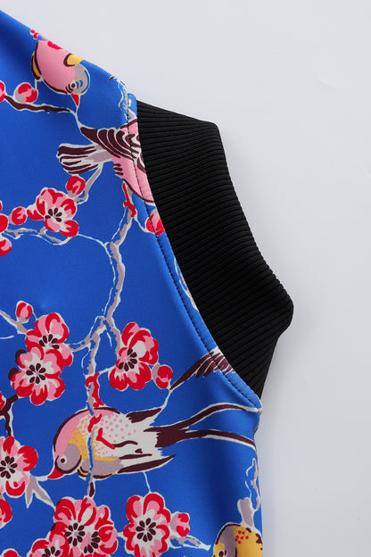 Soot and Ty Palm Tree Reversible Bomber Jacket Unisex