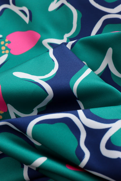 Soot and Ty Koi Blue Reversible Bomber Jacket Unisex