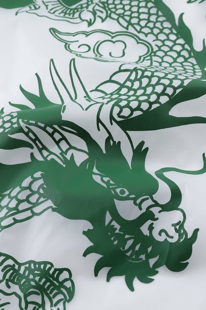 [PRE-ORDER] Re-Usable Travel Raincoat Waterproof Dragon Print with Hood