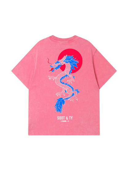 Dragon Stonewash Graphic Relaxed Fit T-Shirt 