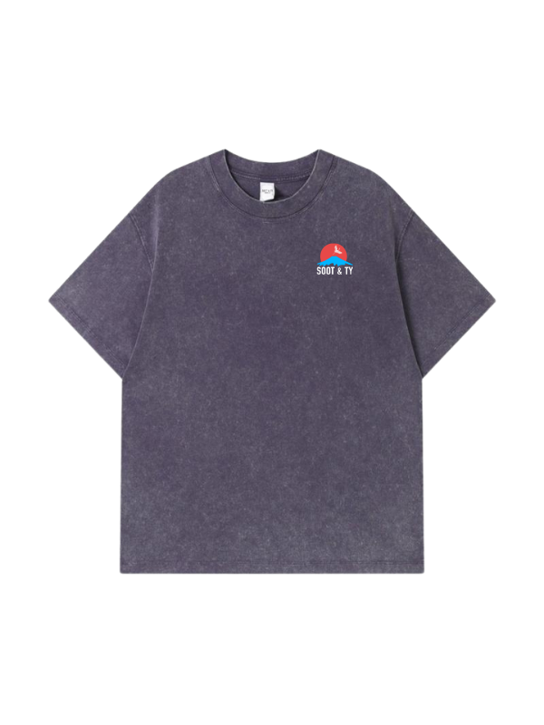 Koi Stonewash Graphic Relaxed Fit T-Shirt