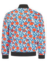 Soot and Ty Reversible Bird of Paradise x Oranges Bomber Jacket