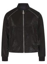 Soot and Ty Reversible Black/Tie Dye Crop Bomber Jacket