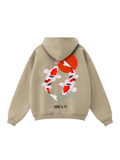Koi Reflective Graphic Relaxed Fit Hoodie