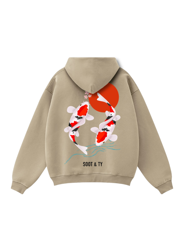 Koi Reflective Graphic Relaxed Fit Hoodie
