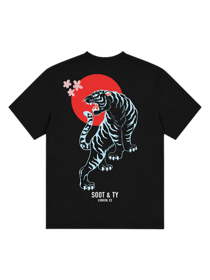 Tiger Blue Graphic Relaxed Fit T-Shirt