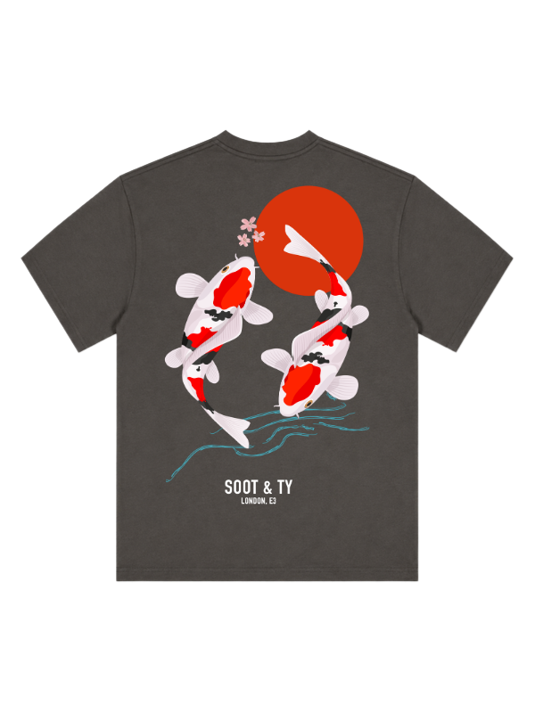 Koi Graphic Relaxed Fit T-Shirt