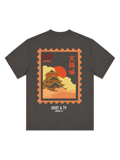 Osaka Palace Graphic Relaxed Fit T-Shirt
