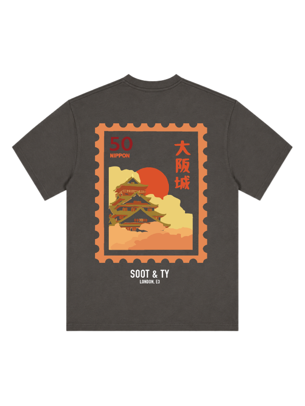 Osaka Palace Graphic Relaxed Fit T-Shirt