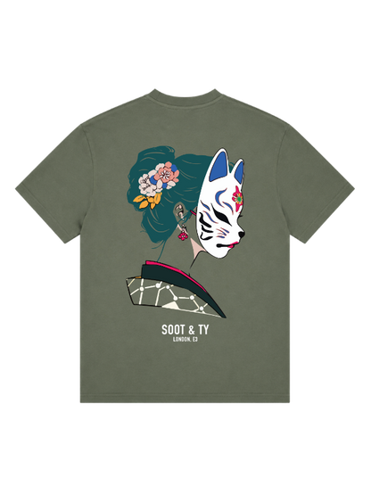 Mask Graphic Relaxed Fit T-Shirt
