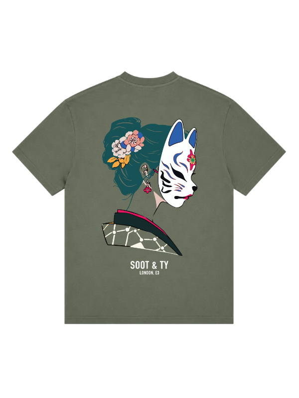 Mask Graphic Relaxed Fit T-Shirt